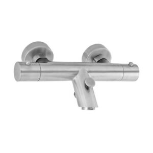 9100.1.182-E MISCELATORE TERMOSTATICO VASCA SENZA SET DOCCIA URAL ACCIAIO VSA - immagine 1