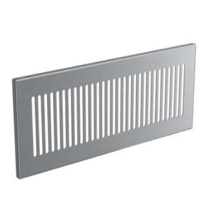 AIR590113 Griglia metallica feritoie verticali bianco RAL 9010 CALEFFI