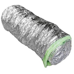 AIR914040 Tubo flessibile termoisolante e fonoisolante in alluminio microforato 10m DN100 CALEFFI
