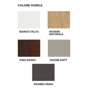 MBC7050BM Mobile bagno base sospesa 1 cassetto 70x50xh43 Alaqua BIANCO TALCO COLAVENE - immagine 2