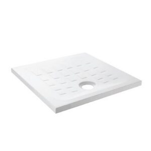 B40CPS14 Piatto Doccia 800X800 Fire-Clay Bianco PONTE GIULIO