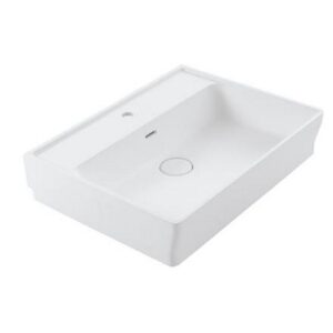 B48CMM01 Lavabo In Mineral Composite Bianco 685X520Mm PONTE GIULIO - immagine 1