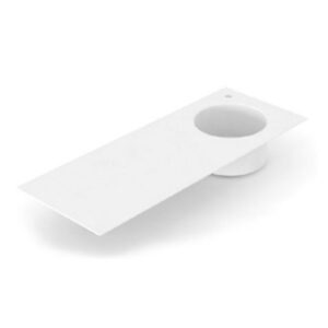 C32139RE Lavabo in ceramica 1 vasca Dx con foro per rubinetteria 120x48 Skyland PETROLIO LUCIDO COLAVENE - immagine 1