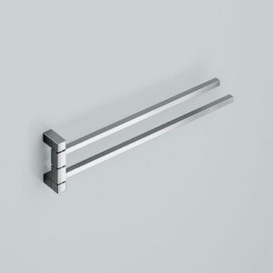 C419-C Porta salviette doppio orientabile cromato CIAK TL BATH - immagine 1