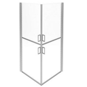 C53FBS32 Box Doccia Angolo 2+2 Ante 900Mm H.1950Mm Sp.8 PONTE GIULIO - immagine 1