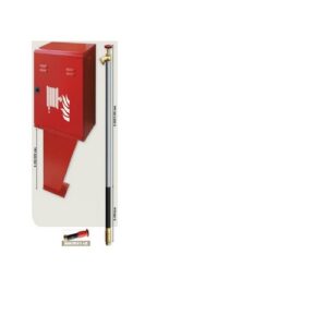 CE48D515 Cassetta con piantana H 400 Rub. A Secco M15 Miami Evo Dn45  MANFREDI