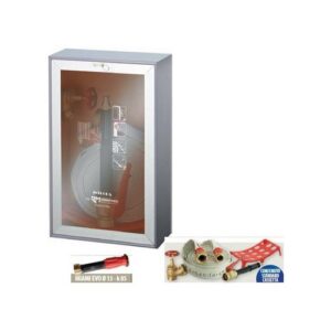 CE64A520X Idrante A Muro Airone Slim Da Interno Inox Mt.20 Miami Evo Dn45 MANFREDI - immagine 1