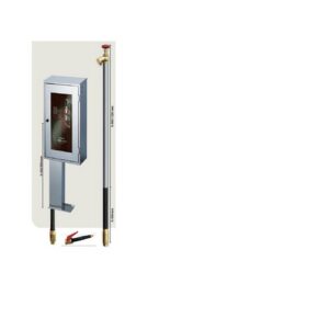 CE79D115 Cassetta Inox con piantana H 400 Rub. A Secco M 15 Mistral Dn45 MANFREDI