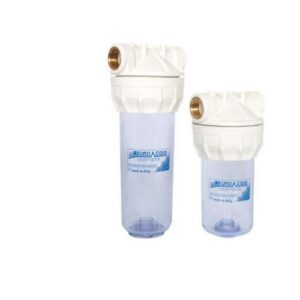 CFP0821 Contenitore vuoto in plastica con attacco 3/4" F per cartucce 20" staffabile EUROACQUE