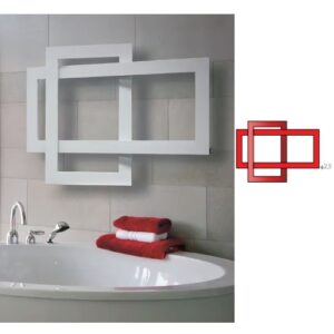 CROSS 88-120 Scaldasalviette bianco cross 88-120cm BREM - immagine 1