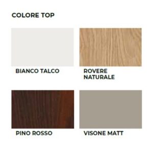 CT1050BM Top piano da appoggio 100x50xh4 Cento BIANCO COLAVENE - immagine 2