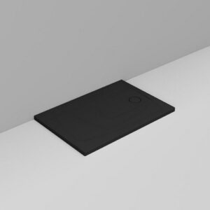 D123681 Piatto Doccia 120X80 Scarico Dx Nero Opaco Oltre  DOLOMITE - immagine 1