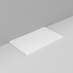 D123801 Piatto Doccia 140X80 Scarico Dx Bianco Oltre  DOLOMITE