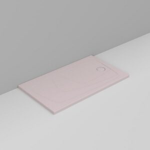 D123865 Piatto Doccia 140X80 Scarico Dx Rosa Oltre  DOLOMITE