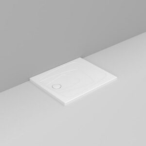 D124401 Piatto Doccia 100X80 Scarico Sx Bianco Oltre  DOLOMITE