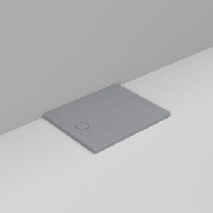 D124445 Piatto Doccia 100X80 Scarico Sx Grigio Cemento Oltre  DOLOMITE