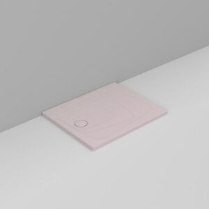 D124465 Piatto Doccia 100X80 Scarico Sx Rosa Oltre  DOLOMITE