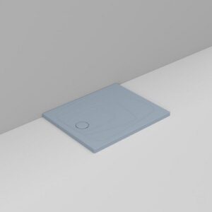 D124471 Piatto Doccia 100X80 Scarico Sx Azzurro Avio Oltre  DOLOMITE