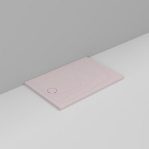 D124665 Piatto Doccia 120X80 Scarico Sx Rosa Oltre  DOLOMITE