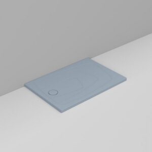 D124671 Piatto Doccia 120X80 Scarico Sx Azzurro Avio Oltre  DOLOMITE