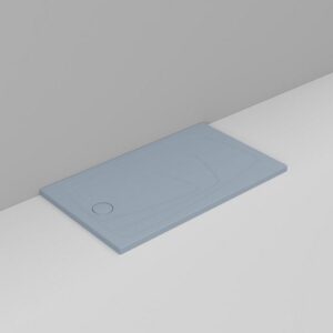 D124871 Piatto Doccia 140X80 Scarico Sx Azzurro Avio Oltre  DOLOMITE