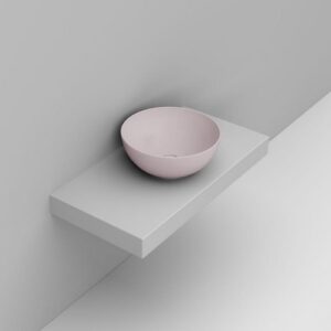 D310665 Lavabo Appoggio Ciotola D44 Rosa Noemi  DOLOMITE