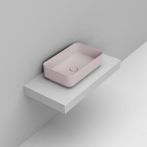 D311165 Lavabo Appoggio Rettngolare 60X36 Rosa Noemi  DOLOMITE