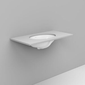 D320101 Lavabo Sottopiano 58X42 Bianco Agordo  DOLOMITE - immagine 1