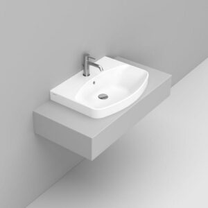 D431941 Lavabo Soprapiano 65X48 Bianco Opaco Mia DOLOMITE - immagine 1