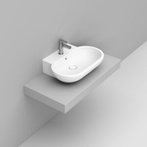 D461441 Lavabo Appoggio 65X48 Bianco Opaco Mirto  DOLOMITE