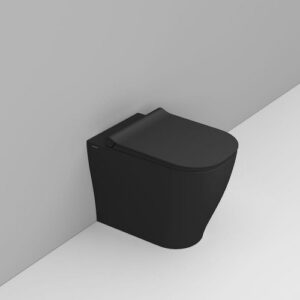 D463181 Vaso Appoggio Filo Parete 36X55 Nero Opaco Mirto  DOLOMITE