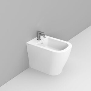 D463541 Bidet Appoggio Filo Parete 36X55 Bianco Opaco Mirto  DOLOMITE - immagine 1