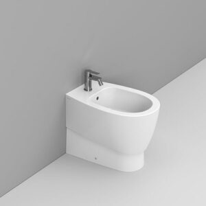 D553501 Bidet Appoggio Filo Parete 36X54 Bianco Demy  DOLOMITE