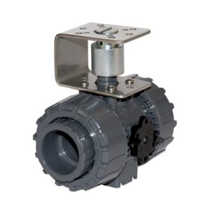 DC2E2C3D3 Valvola diamant 2 vie 1"1/2 pvc filettato con kit di collegamento COMPARATO - immagine 1