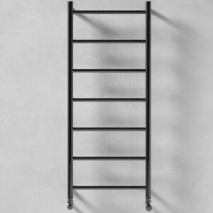 DIN04430GSESP Termoarredo scaldasalviette verticale DINAMO Oro Spazzolato 566x430 CALEIDO