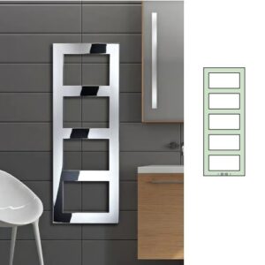 ESSENCROM168-52 Scaldasalviette Essen cromato 168-52cm BREM