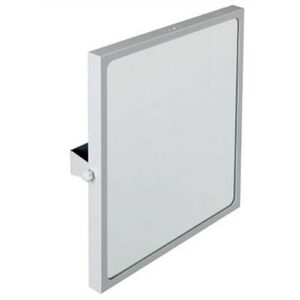 F41JPS25 Specchio Inclinabile 500X600 Con Bordo Bianco In Vetro Di Sicurezza PONTE GIULIO - immagine 1