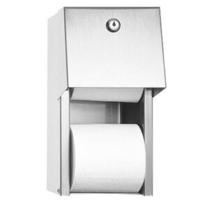 F70AES01 Porta Rotolo Inox + Rotolo Scorta  150Xh300X160Mm PONTE GIULIO