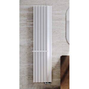 FBRASX1202VMESP Radiatore termoarredo design elettrico verticale BRASILIA Bianco SX 1280X422 CALEIDO - immagine 1