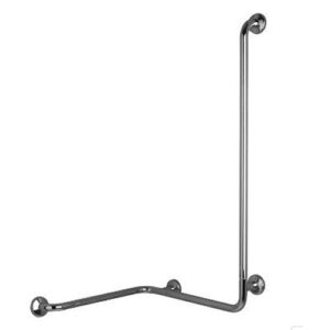 G29JBR06 Corrimano Angolare Con Montante Inox Lucido 660X660X1200 Dx PONTE GIULIO