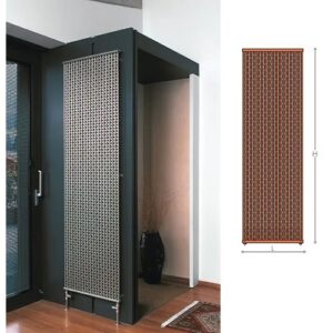 GRH 60- 20 GRATA con tubi radianti verticali 60- 20 cm BREM - immagine 1