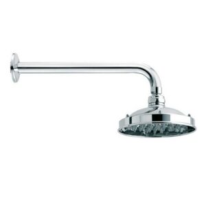 H18701G00094005 Soffione con braccio doccia nichel spazzolato Ø 150 mm RETRO' ANTICAL BOSSINI