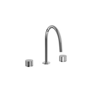 JO053CR Batteria lavabo 3 fori con scarico clik-clak 1 1/4" JO PAFFONI - immagine 1