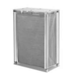 K172CSNRS Cesto portabiancheria senza ruote cromato TL BATH - immagine 1