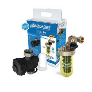 KITDUOV2 Defangatore filtro magnetico con dosatore di polifosfati KIT SLIM EUROACQUE
