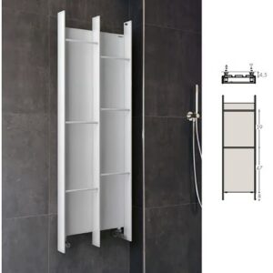 KUO 110-35 Scaldasalviette bianco Kuo 110-35cm BREM - immagine 1