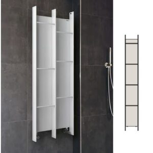 KUO 180-25 Scaldasalviette bianco Kuo 180-25cm BREM - immagine 1