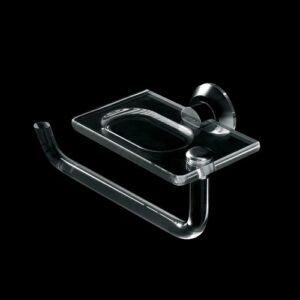L118-C Portasapone con porta salviette orientabile in plexiglass LUCE TL BATH - immagine 1