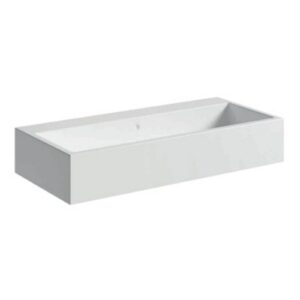 LAL1047S Lavabo senza foro per rubinetteria 100x46 bicolore Camaleo SIENA MATT COLAVENE