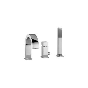 LEC041CR Rubinetto miscelatore bordo vasca con deviatore LEVEL PAFFONI - immagine 1